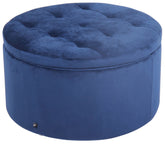 TPFLiving Sitzhocker Eva Samt